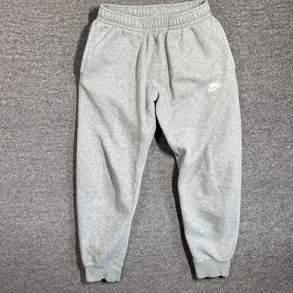 Nike Womens Sportswear Essential Fleece Joggers Gray Sweatpants Small